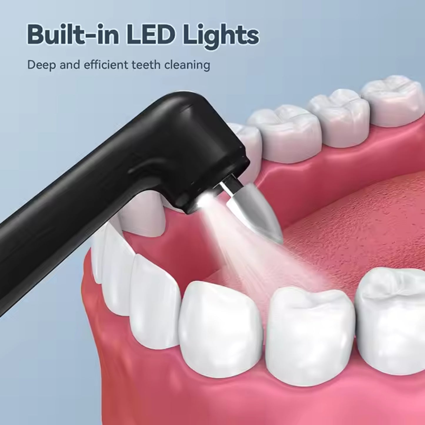 MEDITIVE Tooth Polisher,Teeth Polishing Kit for Daily Cleaning Polishing USB Rechargeable Dental Polisher
