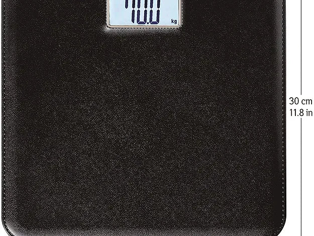 Digital Human Weighing Scale, High Quality Leather Look Fiber Body, Capacity 180