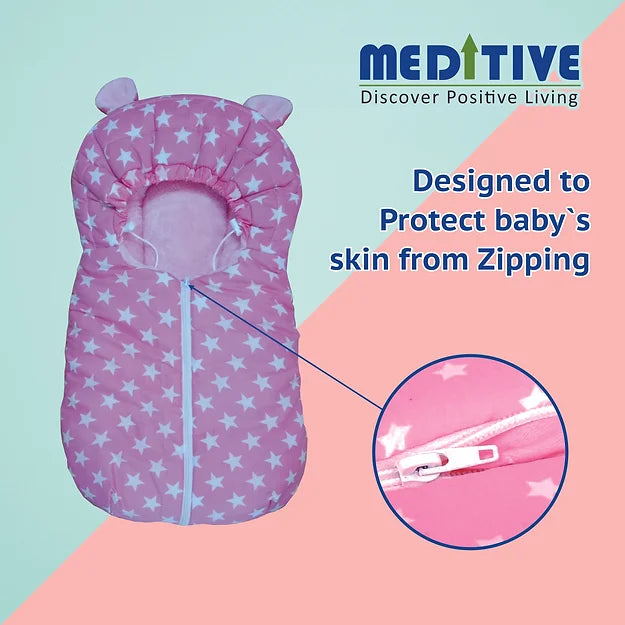 Baby Carry Bed Cum Sleeping Bag for New Born Baby Travelling Bed 0-7 Month