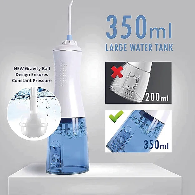 MEDITIVE Water Flosser Cordless for Teeth, Portable Oral Irrigator Flosser