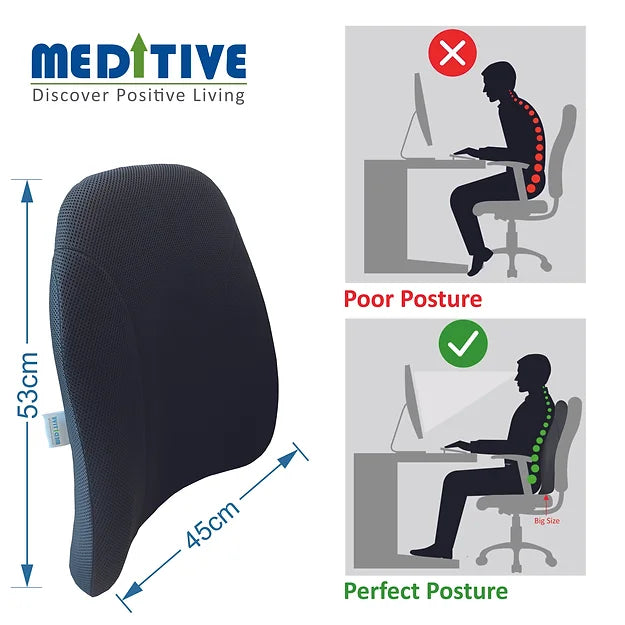 Orthopedic Back Rest Support Cushion for Office Chair with High Density