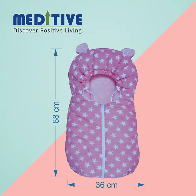 Baby Carry Bed Cum Sleeping Bag for New Born Baby Travelling Bed 0-7 Month