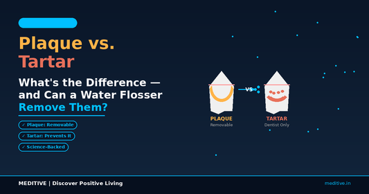 Plaque vs. Tartar: What’s the Difference — and Can a Water Flosser Remove Them?
