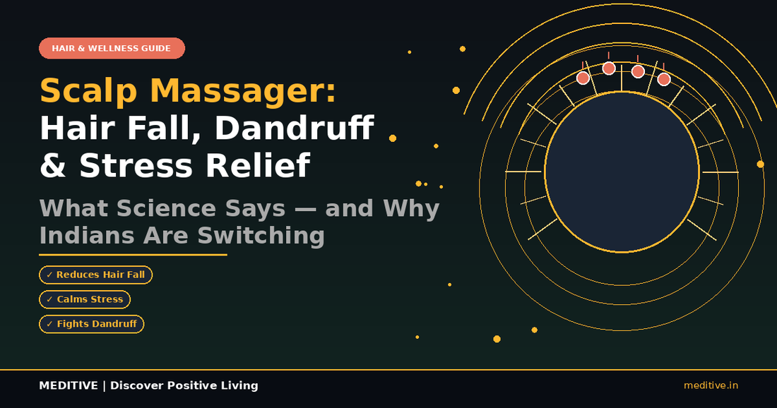 How a Scalp Massager Reduces Hair Fall, Dandruff & Stress — Backed by Science