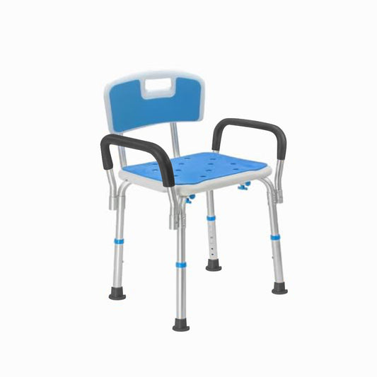 Shower Chair Bath Seat with Padded Armrests and Back, Great for Bathtubs