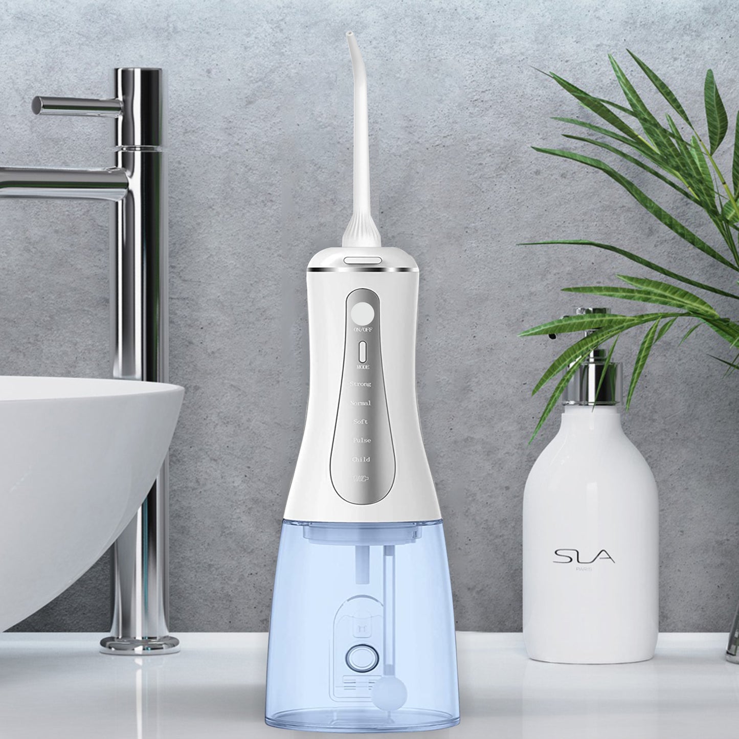 MEDITIVE Water Flosser Cordless for Teeth, Portable Oral Irrigator Flosser