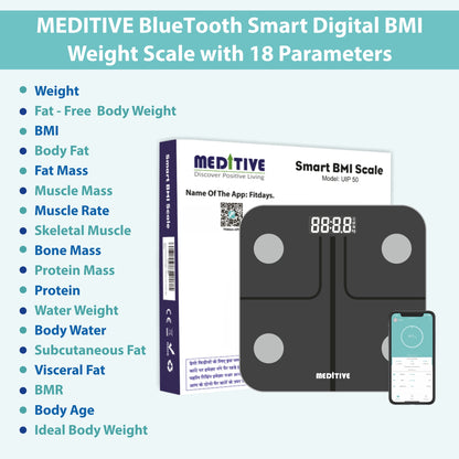 Digital Human Weighing Scale, BMI Weight Scale with Body Fat Analyzer and Fitness
