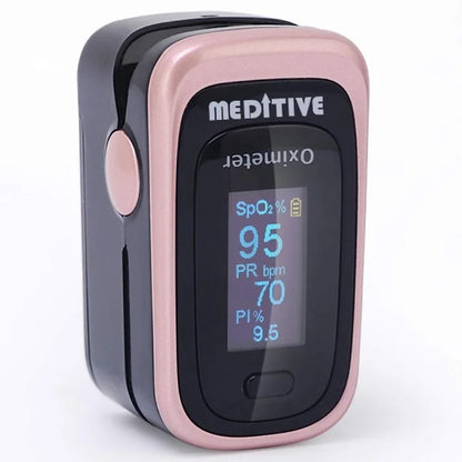 MEDITIVE Fingertip Pulse Oximeter, SPO2 Blood Oxygen Saturation, Pulse Rate, Per