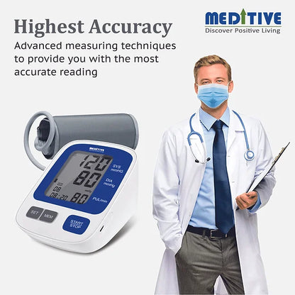 MEDITIVE Fully Automatic Arm-type Digital Blood Pressure Monitor with option for