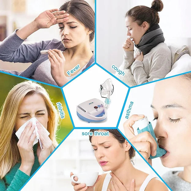 Nebulizer Inhaler, With complete mask kits and extra air filters