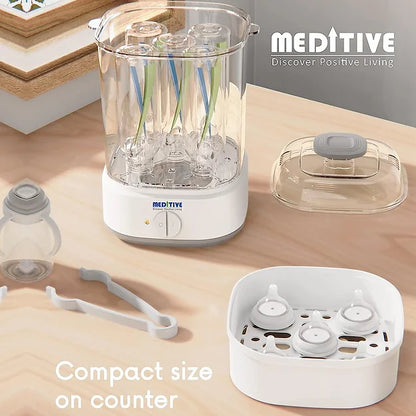 Baby Bottle Steriliser, Electric Bottle Steam Steriliser for Baby Bottles