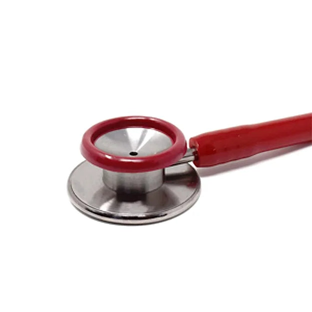 MEDITIVE SS Stainless Steel Acoustic Stethoscope (Red Colour)