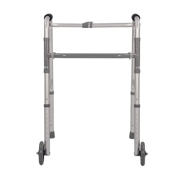 MEDITIVE Aluminum Light Weight Folding Walker for Adults and Patients