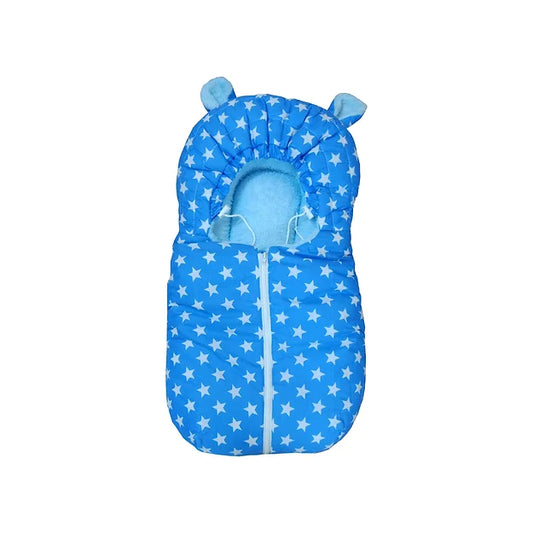 Baby Carry Bed Cum Sleeping Bag for New Born Baby Travelling Bed 0-7 Month, Blue