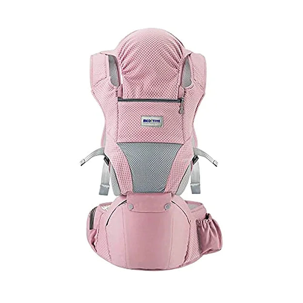 MEDITIVE 3 in 1 Cotton Baby Carrier with Detachable Hip Seat, Ergonomically Made