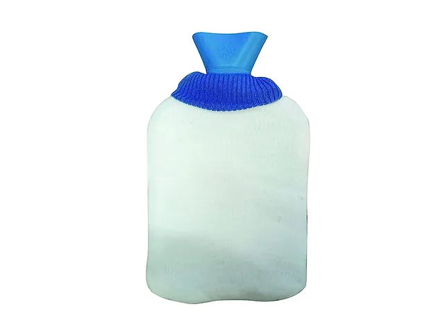 Rubber Hot water bag/Hot water bottle for Body Pain Relief, Woolen Cloth Cover