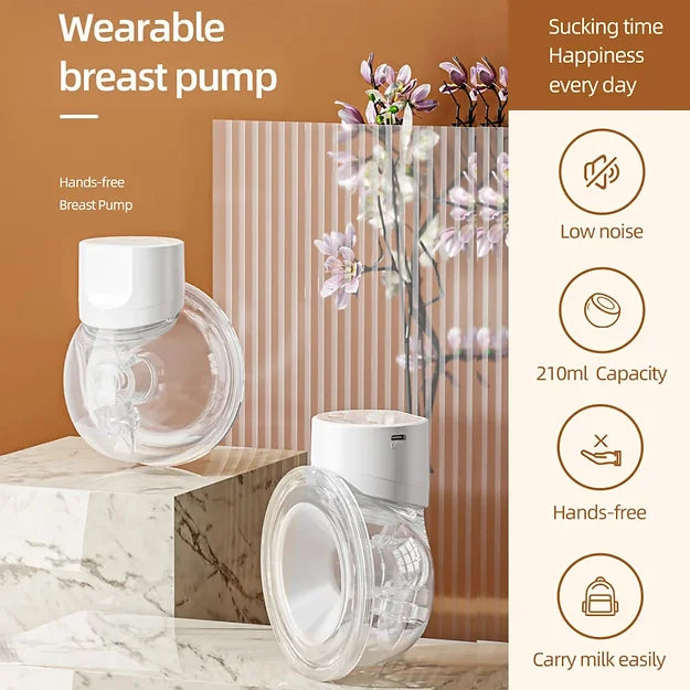 MEDITIVE Wearable Breast Pump Wireless Pump with Comfortable 3 Modes & 9 Levels