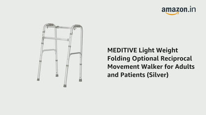 Light Weight Folding Optional Reciprocal Movement Walker for Adults and Patients