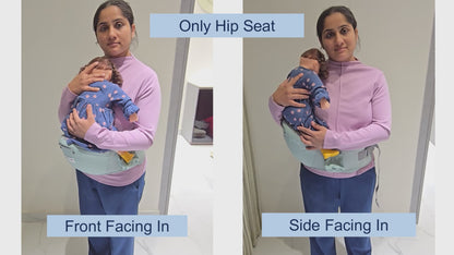 MEDITIVE Baby Carrier with Detachable Hip Seat (2 in 1),Ergonomically Designed